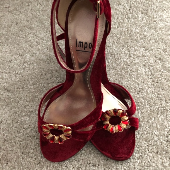 IMPO brand velvet sandals - Picture 3 of 6